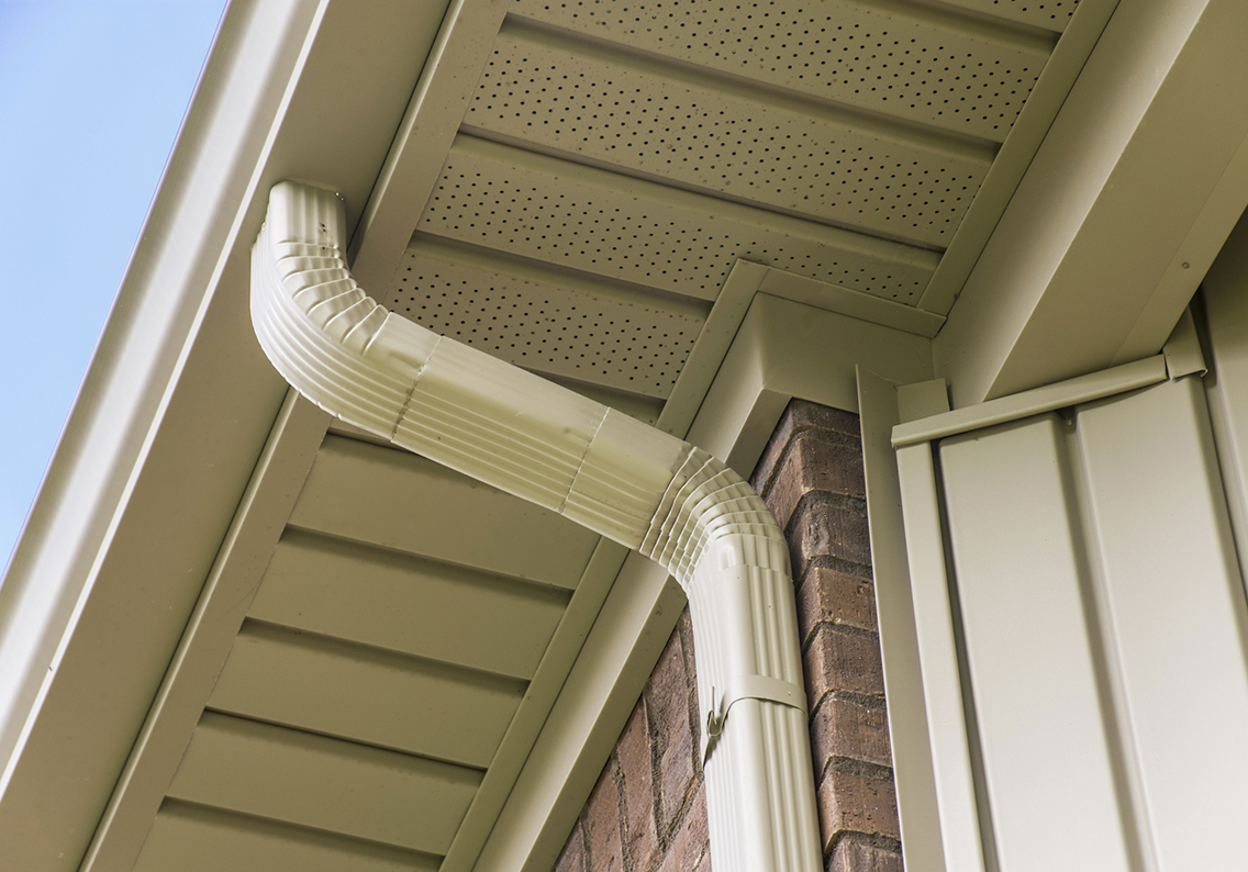 downspout installation